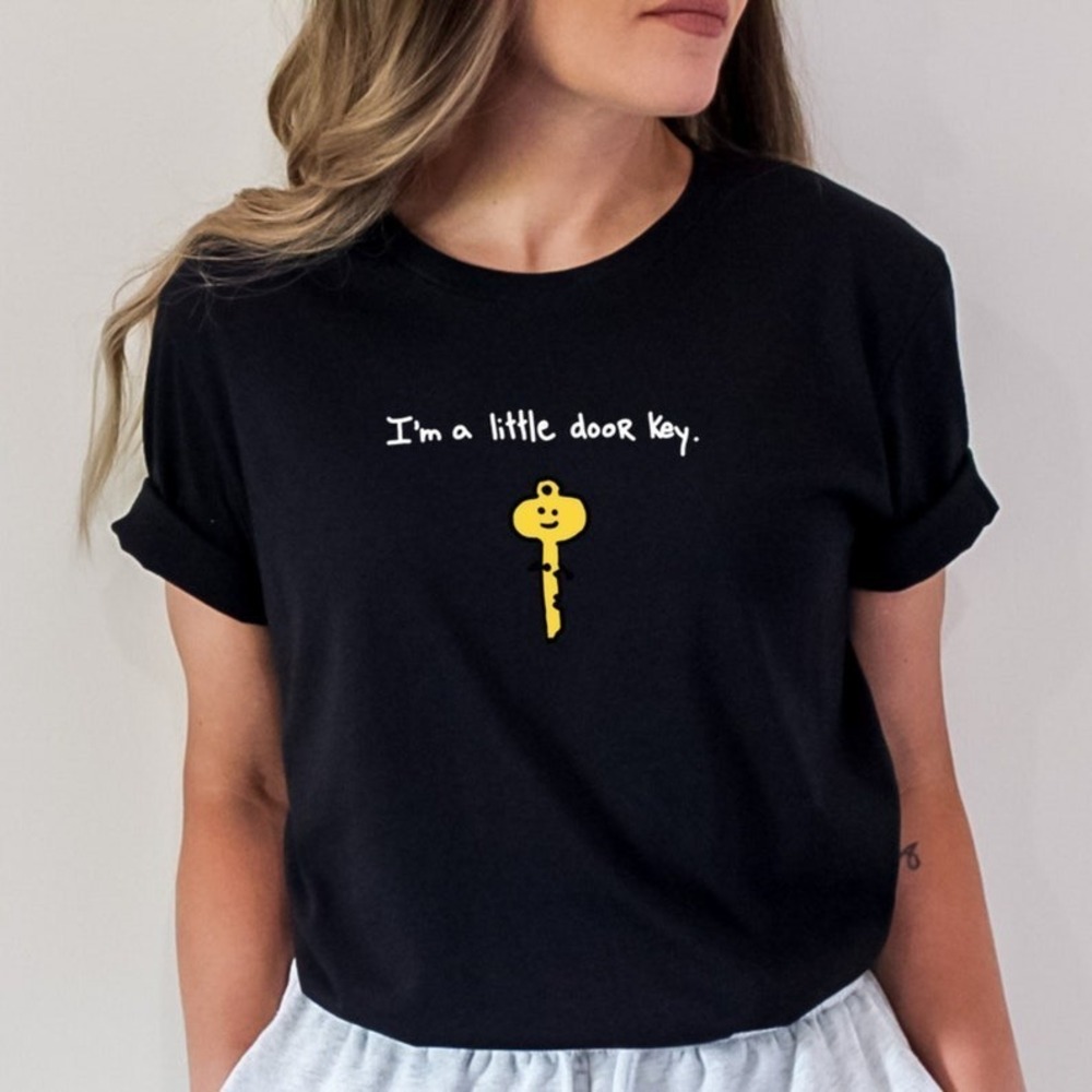 Im A Little Door Key Shirt Dorky Shirt Door Key Graphic Tee